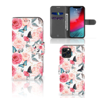 Apple iPhone 11 Pro Hoesje Butterfly Roses - thumbnail