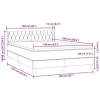 Bedframe zonder matras spaanplaat artisanaal eikenkleurig - thumbnail