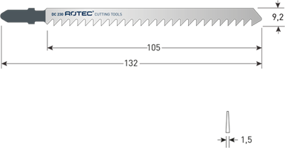 Rotec Decoupeerzaag | DC230 | 2 Stuks - 520.0232