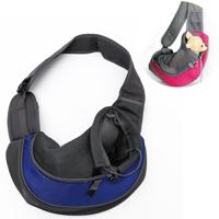 Hond en kat Sling vervoerder handen gratis omkeerbare Pet papoose tas grootte: Large (blauw) - thumbnail