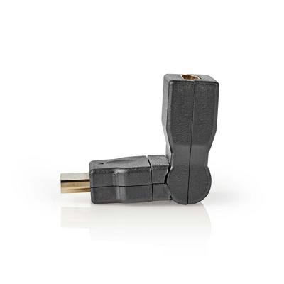 Nedis HDMI-Adapter | HDMI | HDMI Female | Zwenken | 1 stuks - CVGP34905BK CVGP34905BK