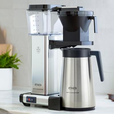 Moccamaster KBGT 741 Koffiefilter apparaat Zilver - thumbnail