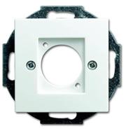 Busch-Jaeger 2CKA001724A4340 XLR-doos Afdekking Wit, Zuiver wit (RAL 9010) 1 stuk(s) - thumbnail