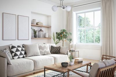 Activejet Klassieke plafondkroonluchter hanglamp IRMA nikkel triple 3xE27 voor woonkamer