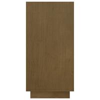 Boekenkast 80x35x71 cm massief grenenhout honingbruin - thumbnail