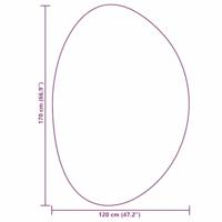 Tapijt HUARTE Zwart 120 x 170 cm Polyester - thumbnail