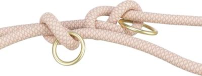 Trixie soft rope hondenriem verstelbaar roze / licht roze