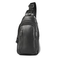 6027 mannen Cross Body Tas casual multifunctionele schouder taille tas (zwart) - thumbnail