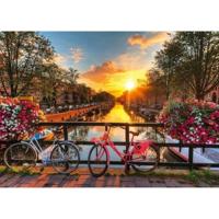 Ravensburger legpuzzel fietsen in amsterdam, 1000st. - thumbnail
