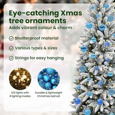 VidaXL Kunstkerstboom wit 150 cm pvc en plastic en staal en pe