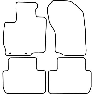 Automatten passend voor Mitsubishi Outlander vanaf 2012 TMMT527