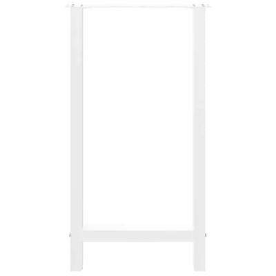 Bartafelpoten 2 st 50x(90-91) cm staal wit