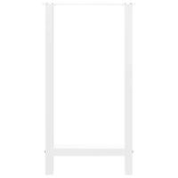 Bartafelpoten 2 st 50x(90-91) cm staal wit - thumbnail