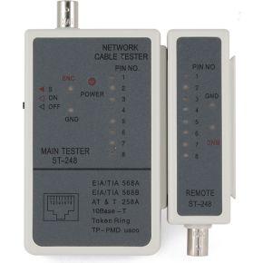 Enzo Kabel Tester UTP, STP, FTP en BNC - 6420790