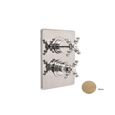 Inbouw Douchekraan Sanimex Giulini Thermostatisch 2-Weg Kruisgreep Rechthoekig Inclusief Inbouwdeel Brons Sanimex Inbouw Douchekraan Sanimex Giulini Thermostatisch 2-Weg Kruisgreep Rechthoekig Inclusief Inbouwdeel Brons Sanimex