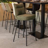 LABEL51 Eetkamerstoel Lennon - Forest - Boucle - Zithoogte 78 - thumbnail