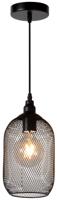 Lucide MESH - Hanglamp - Ø 15 cm - 1xE27 - Zwart - thumbnail