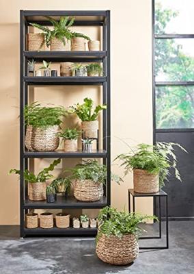 Plantenmand mica avalon zeegras 21x18cm lichtbruin