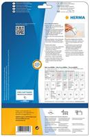 Naambadge etiket HERMA 4410 80X50mm wit blauw 200 etiketten - thumbnail