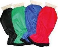 IJskrabber met handschoen Deluxe rood - thumbnail