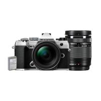 OM System OM-5 zilver + 14-150mm F/4.0-5.6 ED II + Peter Hadley BLS-5 Battery - thumbnail