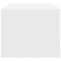 Tv-meubel 60x31x25,5 cm bewerkt hout wit - thumbnail