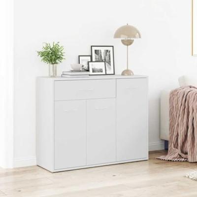 Dressoir 88x30x70 cm spaanplaat wit Dressoir 88x30x70 cm spaanplaat wit