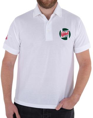 Castrol "klassiek" poloshirt poloshirt classic white gr. l 50