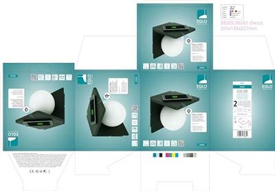 EGLO Ciglie Geschikt voor gebruik binnen Zwart, Wit E14 EGLO Ciglie Geschikt voor gebruik binnen Zwart, Wit E14