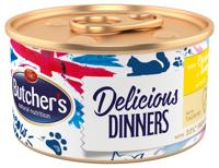 BUTCHER'S Delicious Dinners Chicken with turkey - nat kattenvoer - 85 g - thumbnail