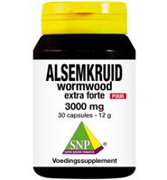 SNP Alsemkruid wormwood 3000 mg puur 30 Vegetarische capsules - thumbnail