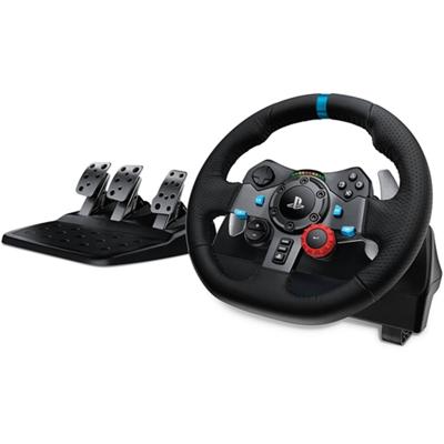 Logitech G G29 Stuurwiel + pedalen Playstation 3,PlayStation 4 Analoog USB 2.0 Zwart