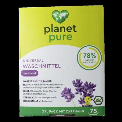 Planet Pure Wasmiddel vloeibaar universeel lavendel 3 Liter