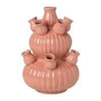 Tulpenvaas groot - roze - ø21.5x29.5 cm - thumbnail