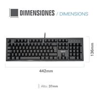 Toetsenbord iggual OBSIDIAN RGB - thumbnail