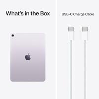 Apple iPad Air 11‑inch (M4): Liquid Retina-display, 128 GB, 12‑MP camera aan de voor- en achterkant, wifi 7 met Apple N1, Touch ID, batterij voor een hele dag – Paars - thumbnail
