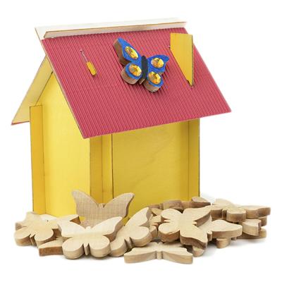 Colorations - houten vlinders klein, 20st. Colorations - houten vlinders klein, 20st.