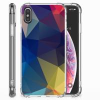 Apple iPhone X | Xs Shockproof Case Polygon Dark - thumbnail