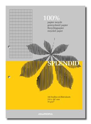 Aurora cursusblok A4 70G commercieel, 100 vel