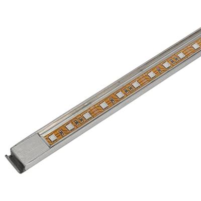 Zwembadwaterval met LED's rechthoekig 60 cm roestvrij staal - thumbnail