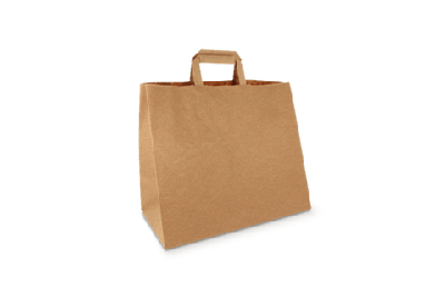 Papieren tassen Groot kraft 32+16x27cm BIO