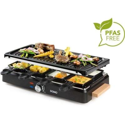Raclettegrill - DOMO - DO9294G - 8 personen - Grill - 1400 W
