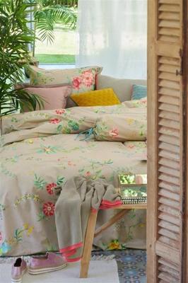 Pip Studio Pip Studio Fleur Grandeur Dekbedovertrek - Khaki 260x200/220