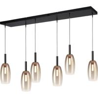 Masterlight 6L hanglamp Ø11,5cmLido Olive met gold-fading glas - 2861-05-02-130-25-64 - thumbnail