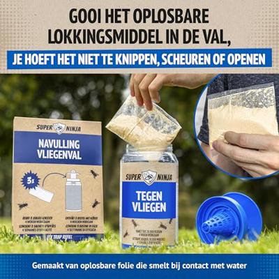 Super Ninja Navulling Vliegenval Super Ninja Navulling Vliegenval