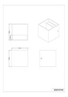 Trio Design wandspotLouis Up - Down metaalgrijs - 223310105 - thumbnail