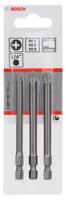 Bosch Accessoires 3-delige bitset Extra Hard PZ1; PZ2; PZ3; 89 mm 3st - 2607001761 - thumbnail