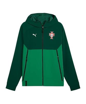 PUMA Portugal Pumatech Woven Trainingsjack 2025-2026 Donkergroen Groen Wit