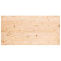 Tafelblad rechthoekig 110x55x2,5 cm massief grenenhout - thumbnail