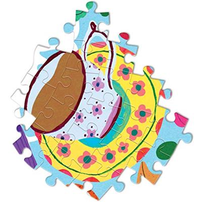 eeboo - Round Puzzle - Tea Party, 500 pc (EPZFTEA)